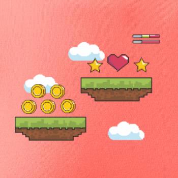 Gamer - stará hra - mince a mraky