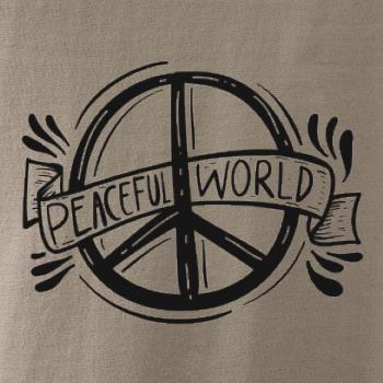 Peaceful world logo