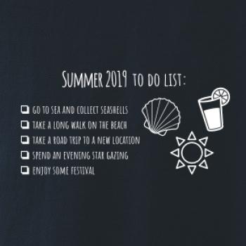 Summer 2019 to do list