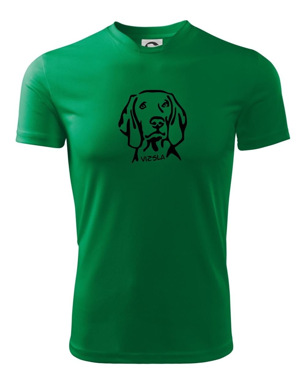 Vizsla Hlava - Dětské triko Fantasy sportovní (dresovina)