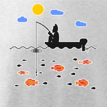 Rybář který má smůlu na loďce