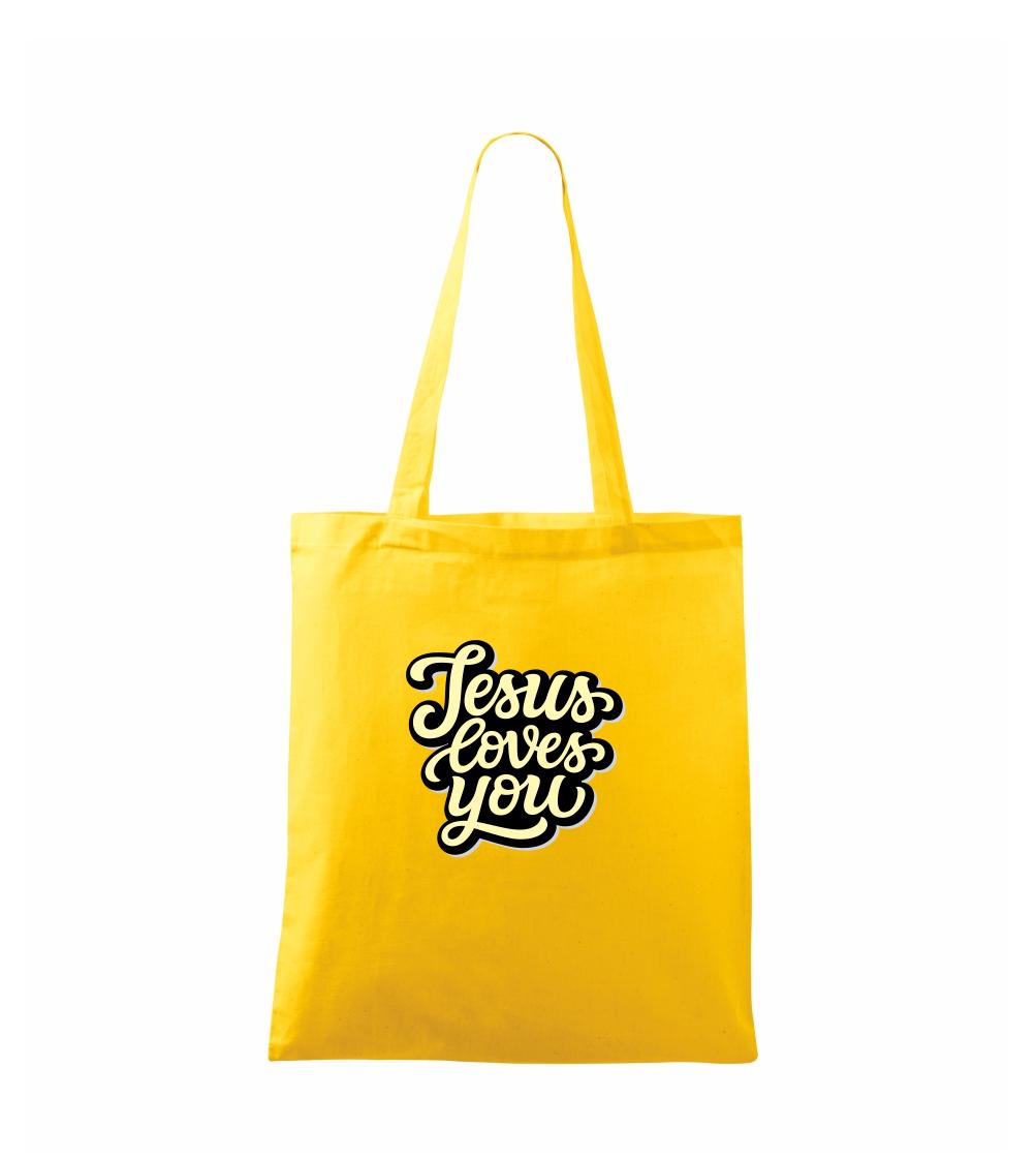 Jesus loves you - psací písmo