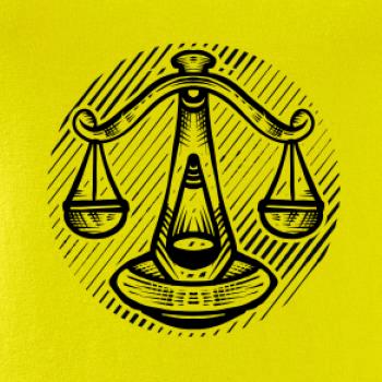 Váhy čárkovaný kruh