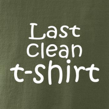 Last clean t-shirt