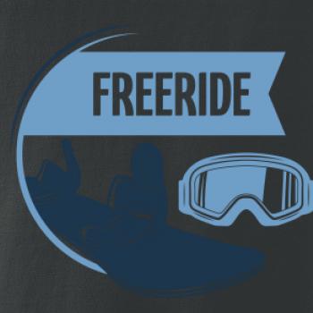 Freeride snowboard kruh