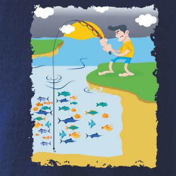 Rybář který má smůlu barevný