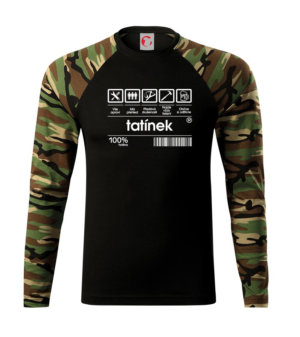 Čárový kód - Tatínek / Čárový kód - Maminka - Camouflage LS