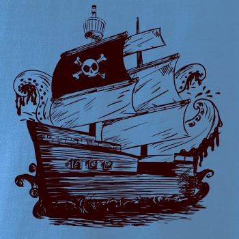Pirátská loď malovaná