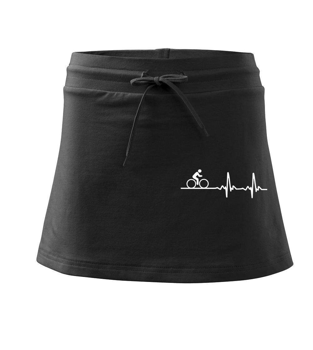 Cyklo ekg - kolo - Sportovní sukně - two in one