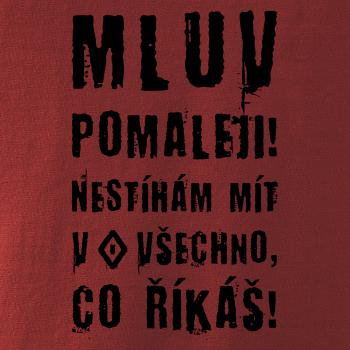 Mluv pomaleji (Hana-creative)