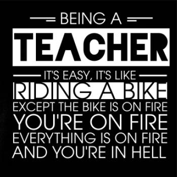 Being a teacher - bike