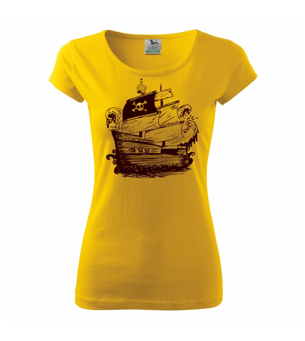 Pirátská loď malovaná