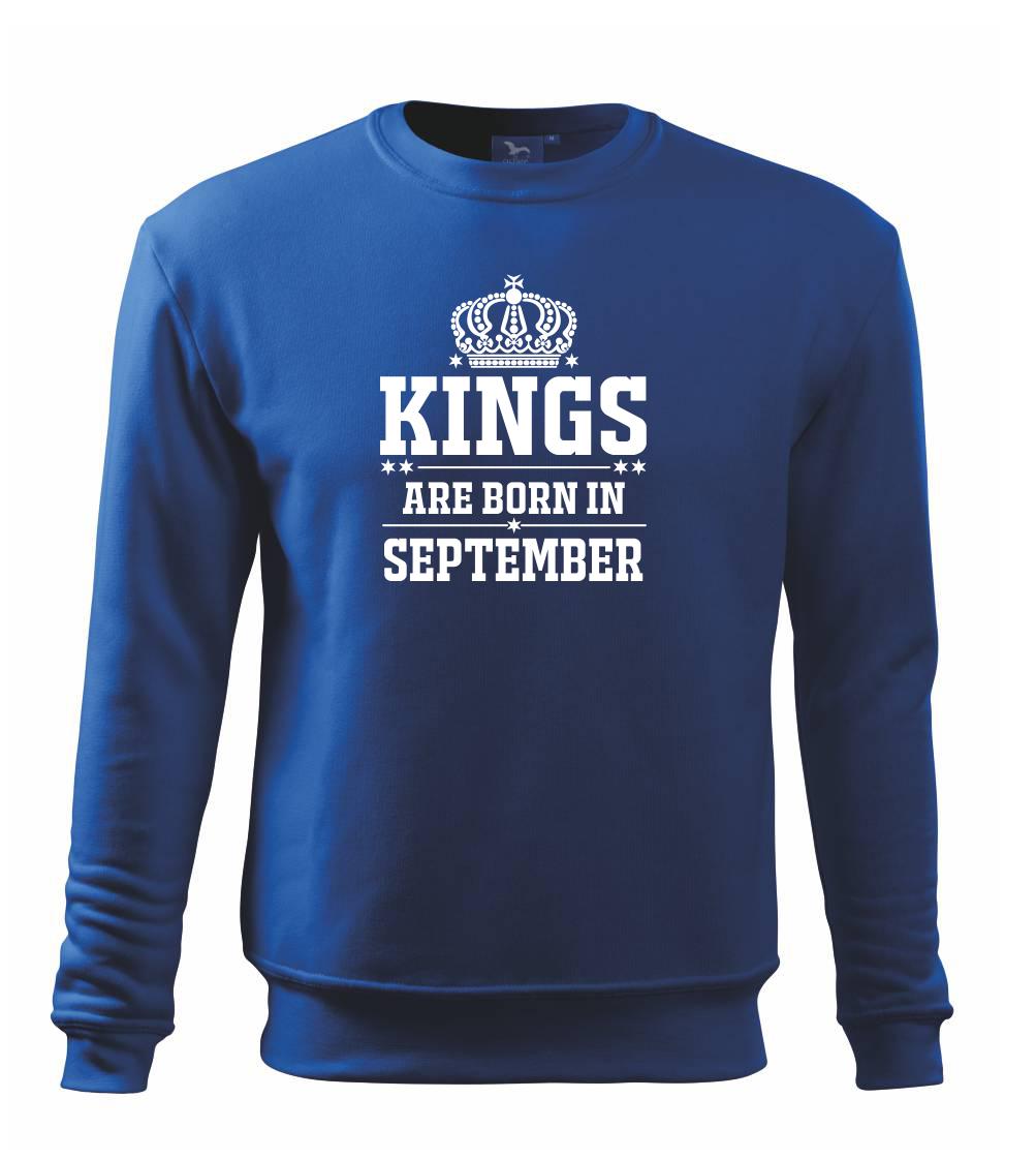 Kings are born in September - Mikina Essential dětská