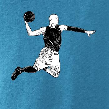 Basketbalista ve výskoku