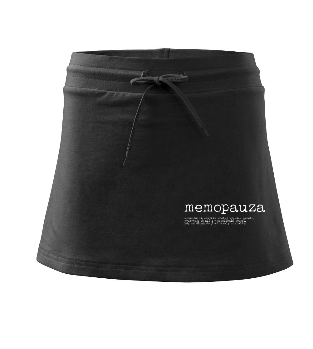 Čeština 2.0 - memopauza - Sportovní sukně - two in one