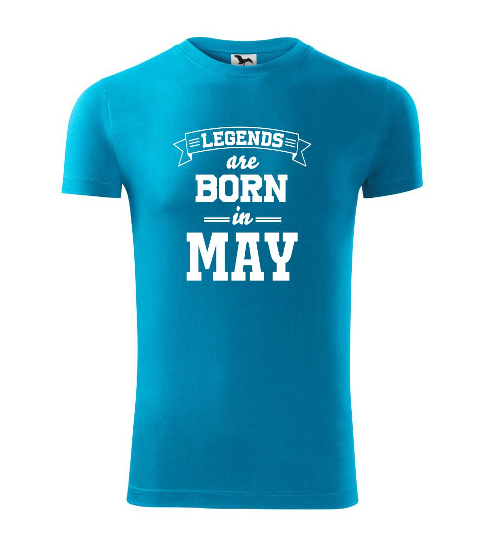 Legends are born in May - Viper FIT pánské triko