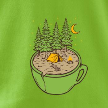 Hrnek plný stanování