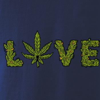 Konopí nápis love Konopí nápis love