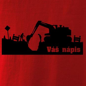 Zemní práce - silueta (váš text)