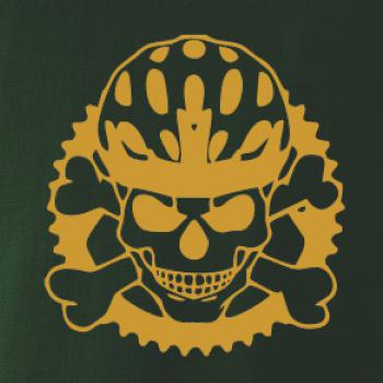 Lebka cyklisty - helma zlatá