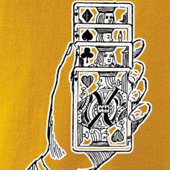 Poker ruka s kartama