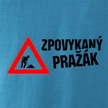 Zpovykaný Pražák - práce na silnici