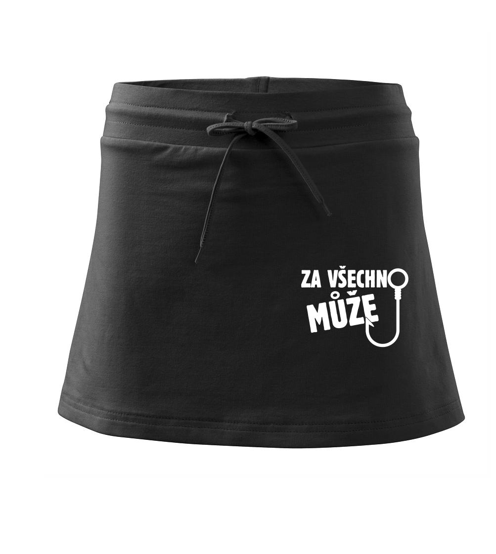 Za všechno může háček - vlastní jméno na zádech - Sportovní sukně - two in one