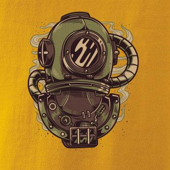 Starý potapěčský skafandr