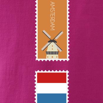 Amsterdam známka barevná