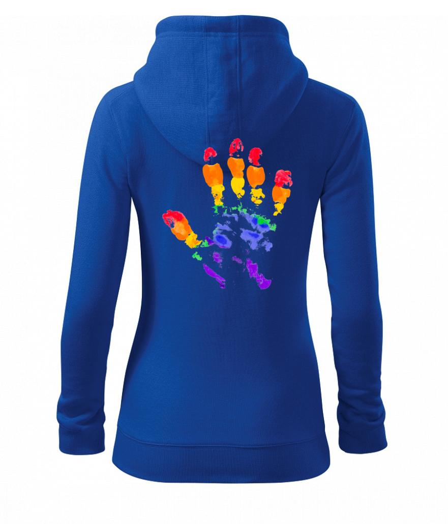 LGBT hand print LGBT hand print