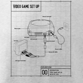 Nákres TV video hra kulatá