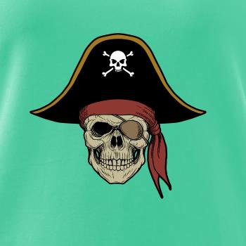 Pirátská lebka s kloboukem