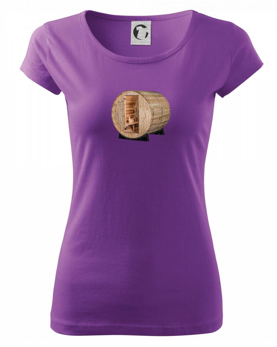 Venkovní sauna z boku