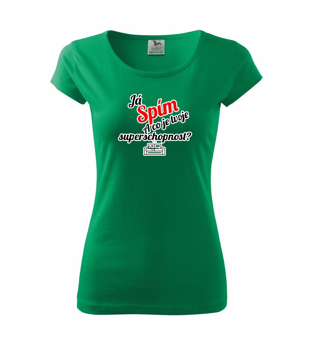 Já spím - tvoje superschopnost? šikmý nápis
