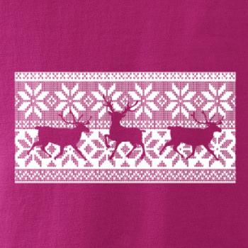 Jelen ve vánočním vzoru