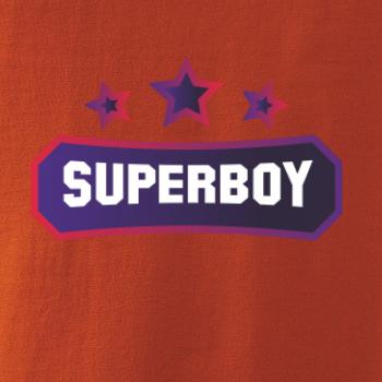Superboy - nápis barevný