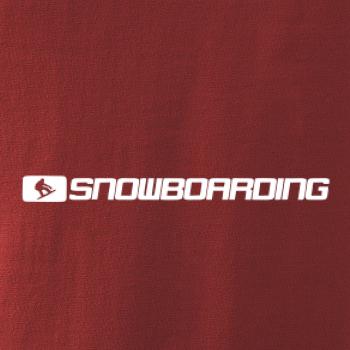 Snowboarding nápis