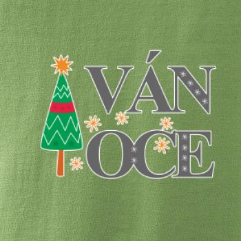 Napis Vánoce se stromkem