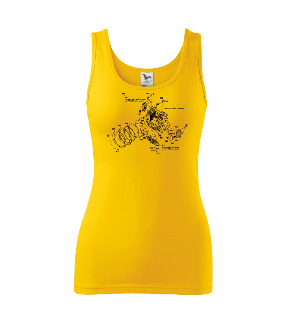 Nákres uzávěrka starý fotoaparát