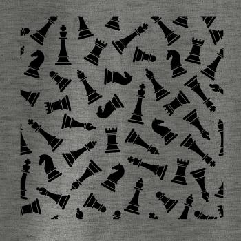 Šachové figurky ve čtverci