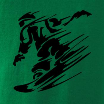 Rychlý snowboardista