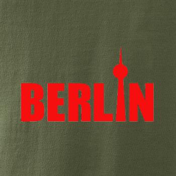 Berlin nápis věž Berliner Fernsehturm Berlin nápis věž Berliner Fernsehturm