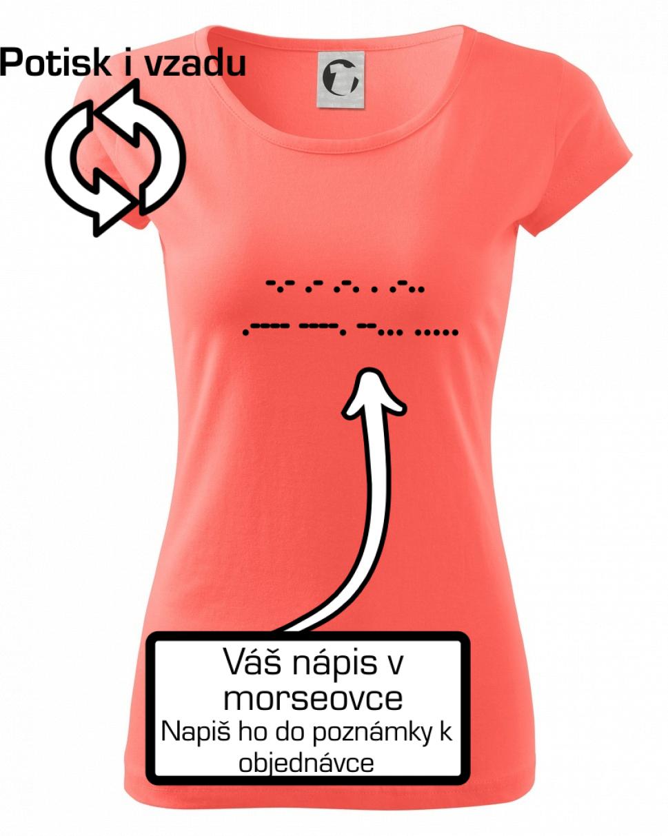 Morseovka - váš nápis