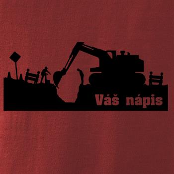 Zemní práce - silueta (váš text)