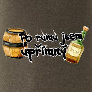 Po rumu jsem upřímný