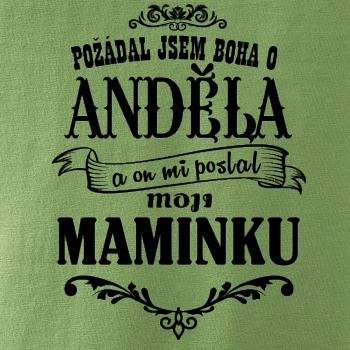 Požádal - a jsem boha o anděla a on mi poslal moji maminku