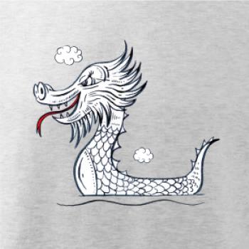 Dračí lodě olejomalba