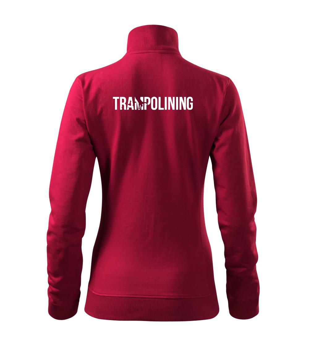 Trampolining - Mikina dámská Viva bez kapuce