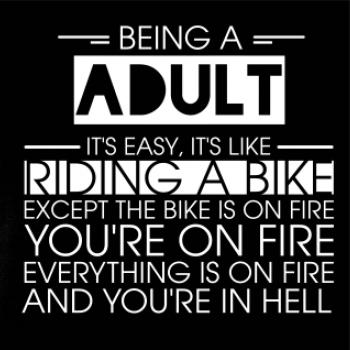Being a adult - bike