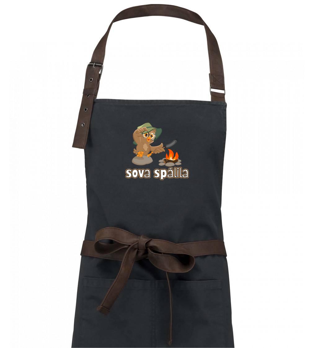 Sova spálila - Zástěra Vintage